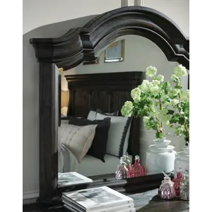 Bellamy Peppercorn Drawer Dresser With Shaped Mirror