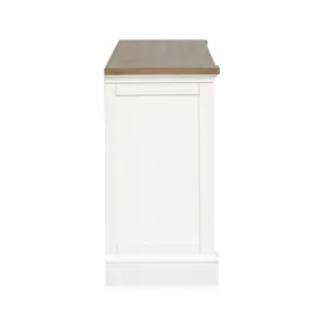 Kingston Whisper White And Cerused Nutmeg Credenza
