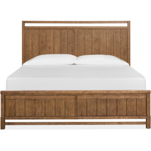 Conway Honey Wheat Queen Panel Bed