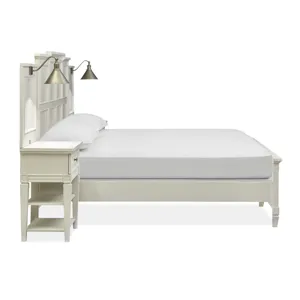 Willowbrook Egg Shell White Queen Wall Panel Bed