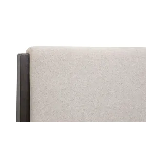 Tauren Coffee Bean Cal.King Upholstered Panel Bed
