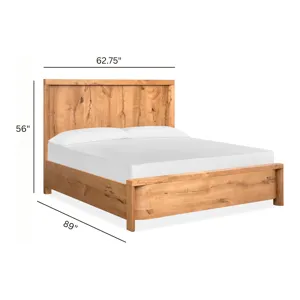 Laramie Honey Wheat Queen Panel Bed