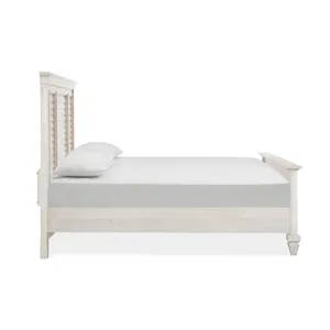 Newport Alabaster California King Shutter Panel Bed