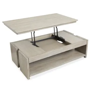 Conrad Rect. Lift Top Storage Cocktail Table w/Casters