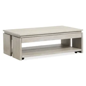Conrad Rect. Lift Top Storage Cocktail Table w/Casters