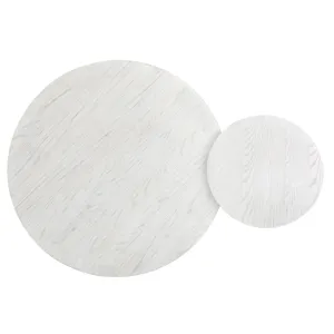 Sunset Cove - White Nesting Cocktail Table w/Casters