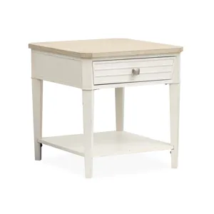 End Table, Sea Pearl/Driftwood