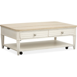 Echo Isles Lift Top Storage Cocktail Table w/Casters