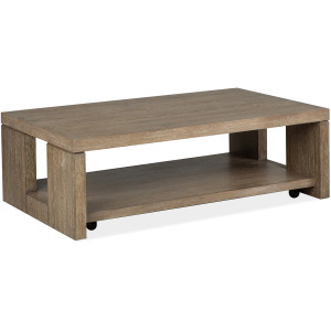 Conway Rectangular Cocktail Table w/Casters