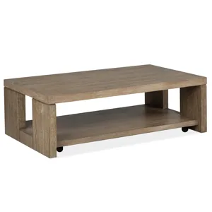 Conway Rectangular Cocktail Table w/Casters