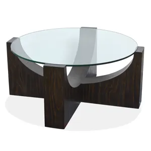 Beckham Round Cocktail Table w/Casters