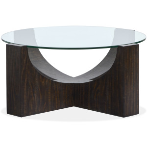 Beckham Round Cocktail Table w/Casters
