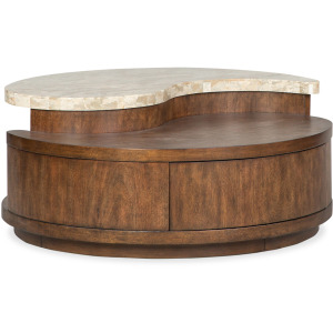 McPherson Round Cocktail Table w/Casters