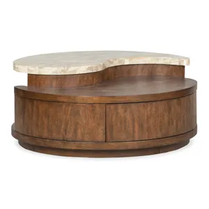 McPherson Round Cocktail Table w/Casters