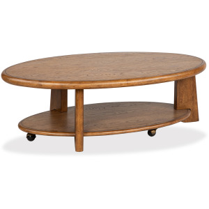Tanner Oval Cocktail Table w/Casters