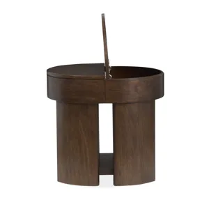 Holloway Toasted Almond Oval End Table