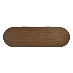Holloway Toasted Almond Oval Sofa Table