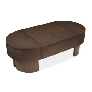 Holloway Toasted Almond Oval Lift Top Cocktail Table
