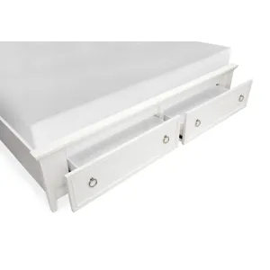 Juniper Hill Whisper White Panel Storage Bed