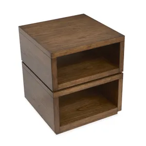 Newton Cinnamon Square End Table