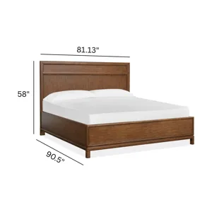 Ridgefield Russet California King Panel Bed