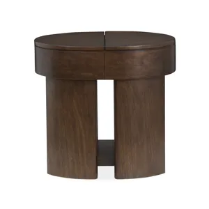 Holloway Toasted Almond Oval End Table