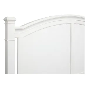 Kingston Whisper White And Cerused Nutmeg California King Panel Storage Bed