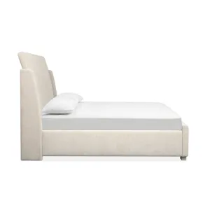 Lorelei Misty Cloud Queen Upholstered Sleigh Bed