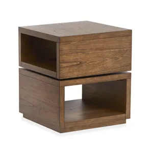 Newton Cinnamon Square End Table