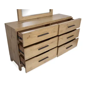 Davenport Rustic Caramel Double Drawer Dresser