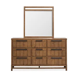 Conway Honey Wheat Drawer Dresser