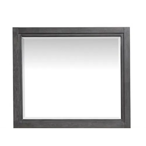 Plum Creek - Black Landscape Mirror