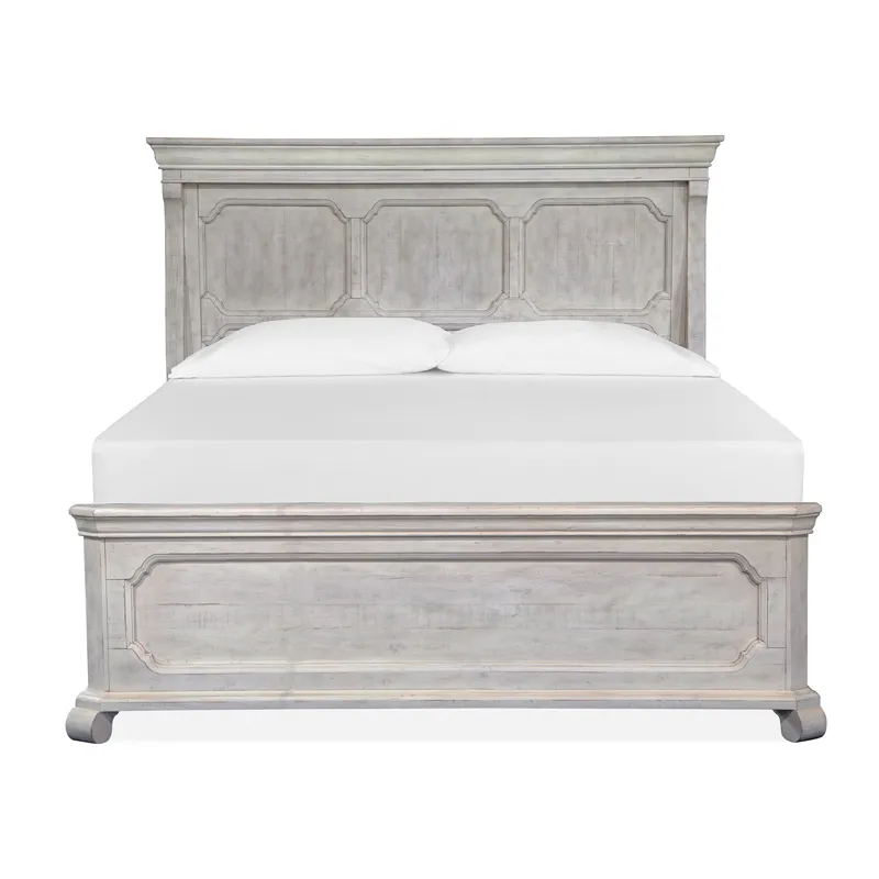 Bronwyn Alabaster Queen Panel Bed