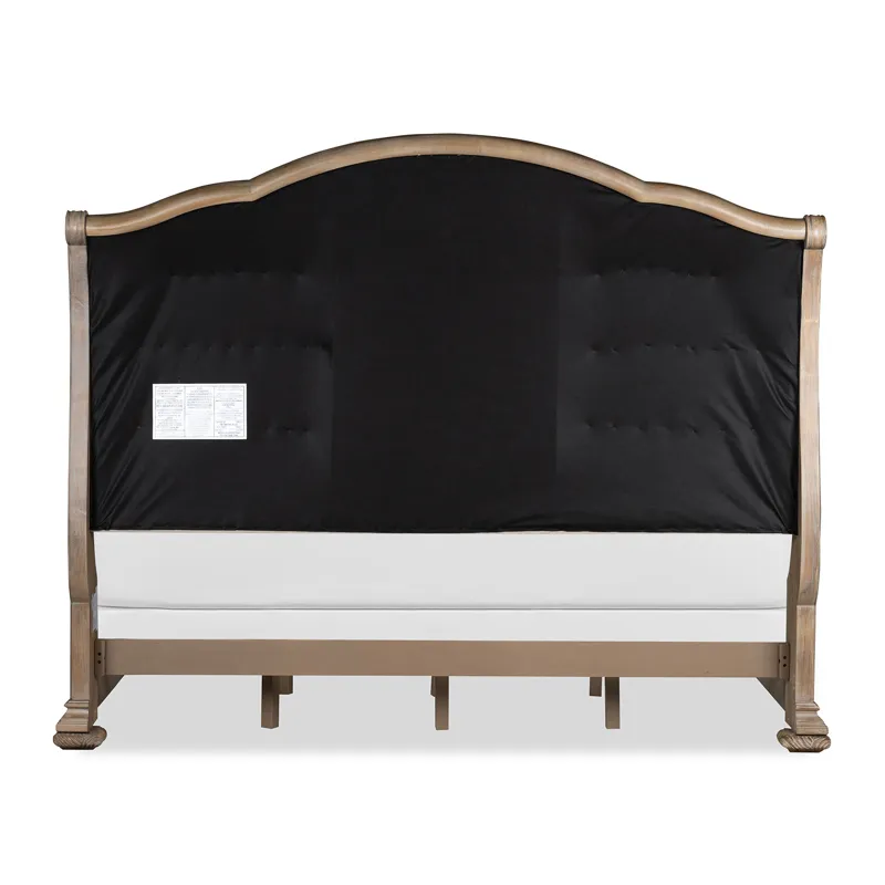Marisol Fawn Queen Upholstered Sleigh Bed