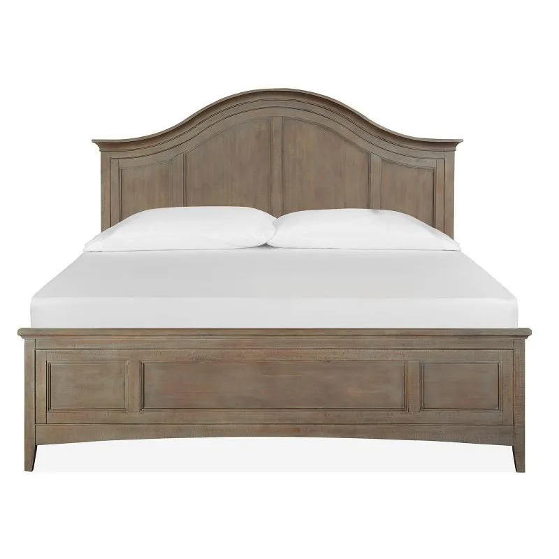Paxton Place Wood King Panel Bed Footboard