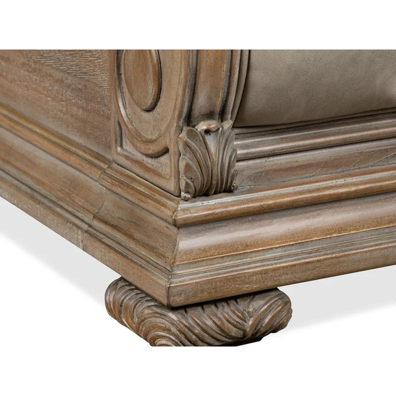 Marisol Fawn Queen Upholstered Sleigh Bed