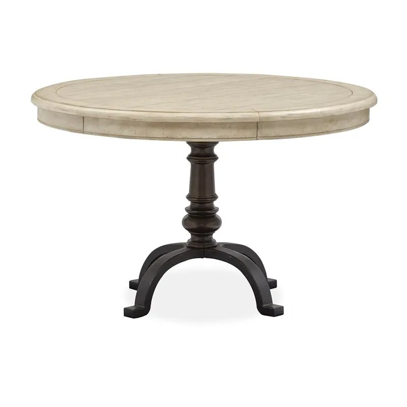 Harlow Wood Round Dining Table Base