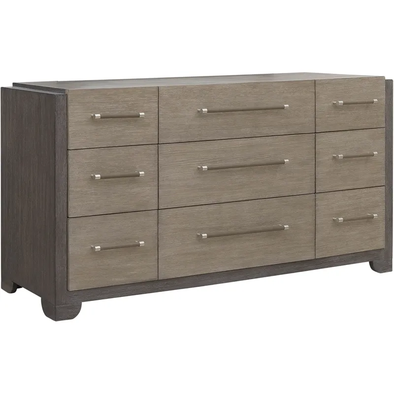 Pulaski Anderson Park Moose Trail And Frontier Brown 9 Drawer Dresser With Mirror