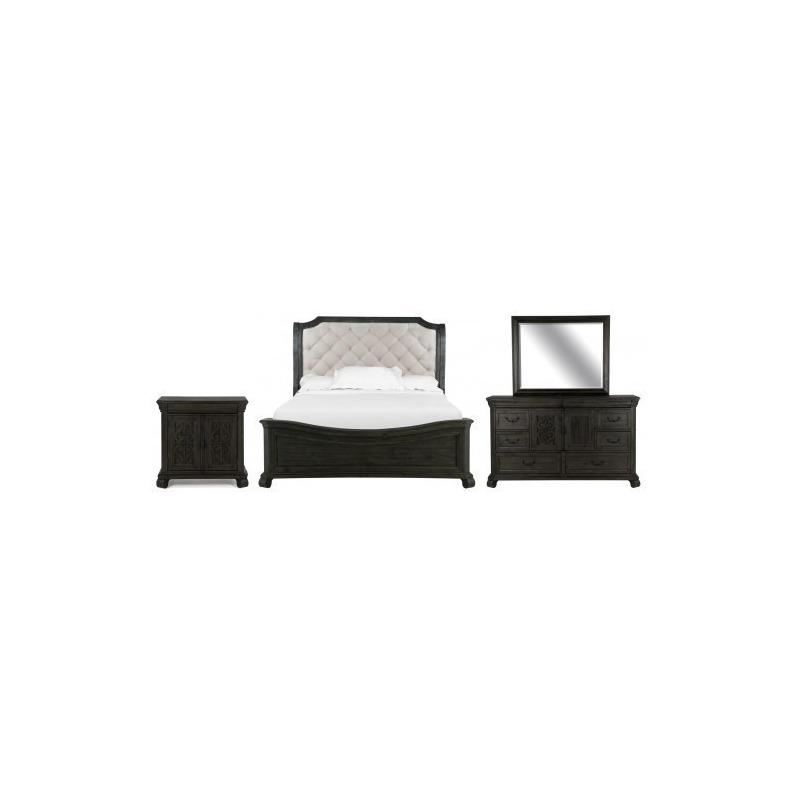 Bellamy 4 Pc King Sleigh Bedroom B2491 63b 07 20 40 By Magnussen Home At Millerhome Furniture Mattress Bellamy 4 Pc King Sleigh Bedroom B2491, Magnussen Bellamy King Bed