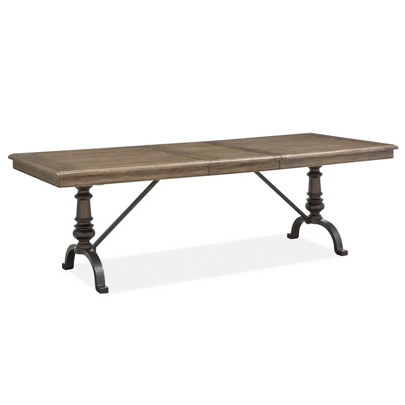 Roxbury Manor Rectangular Dining Table Top + Stretchers