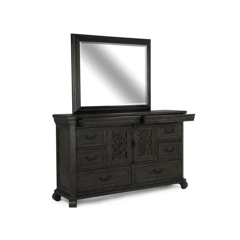 Bellamy Drawer Dresser with Landscape Mirror