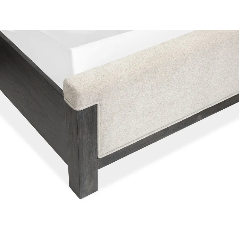 Plum Creek Ravenwood Black Queen Upholstered Panel Bed