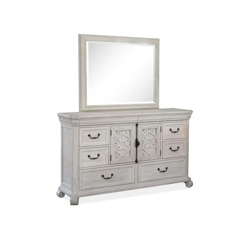 Bronwyn Drawer Dresser with Landscape Mirror