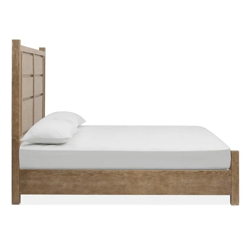 Plum Creek - LT. Brown King Panel Bed Headboard