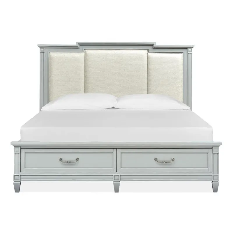 Glenbrook King Panel Bed Storage Footboard