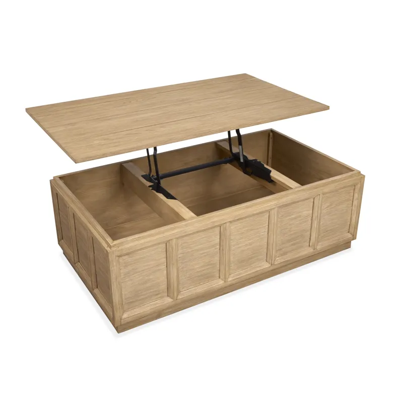 Burnham Sable Dusk Lift Top Storage Cocktail Table