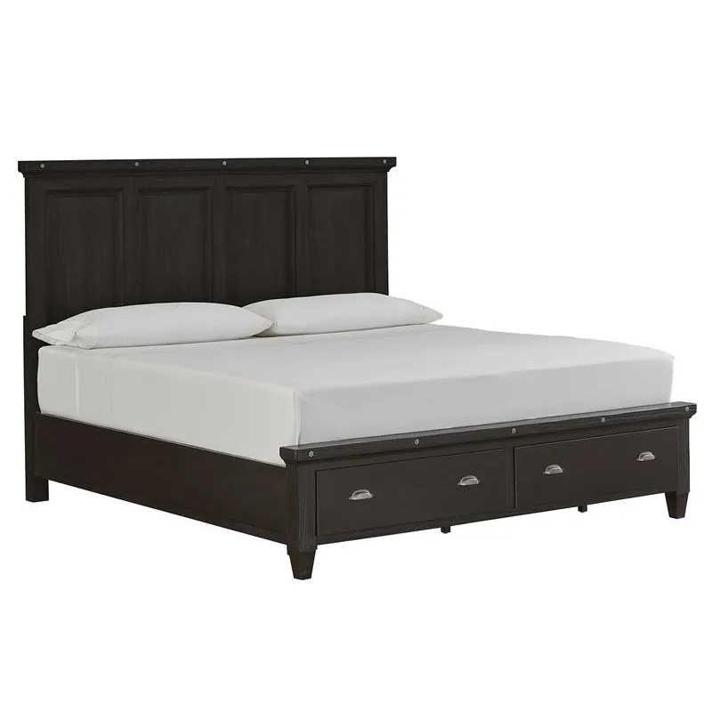Sierra Queen Panel Bed Storage Footboard