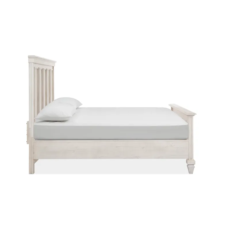 Newport Alabaster California King Panel Bed