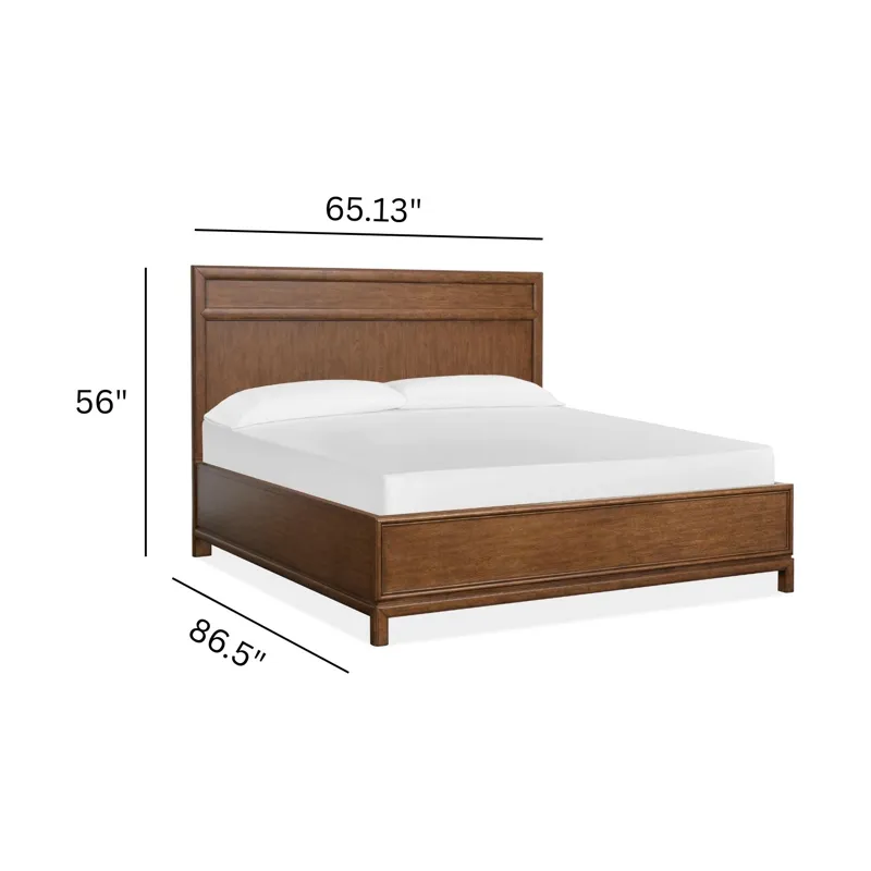 Ridgefield Russet Queen Panel Bed