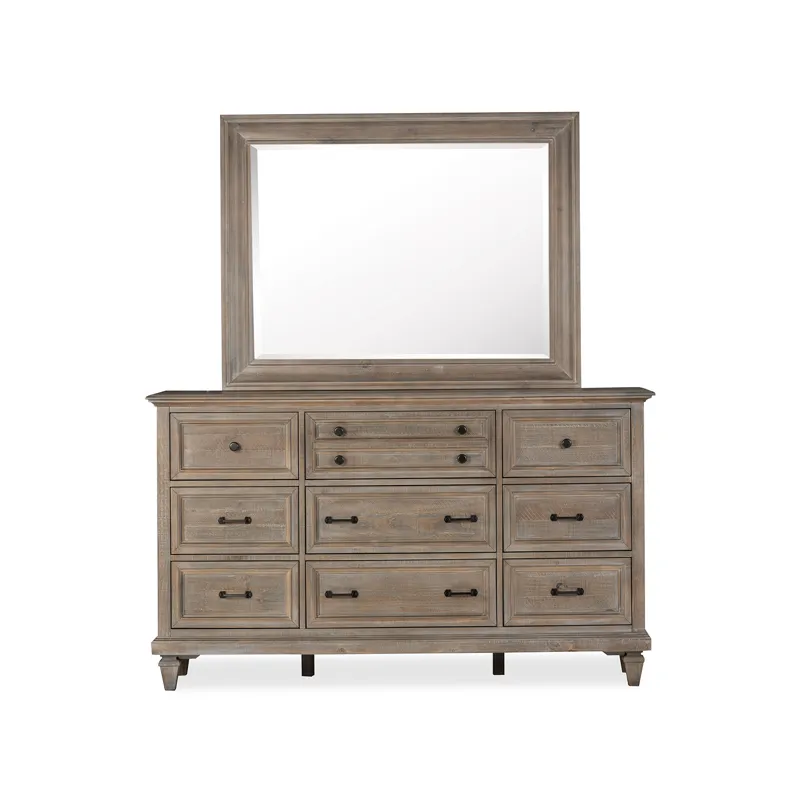 Lancaster Drawer Dresser with Landscape Mirror